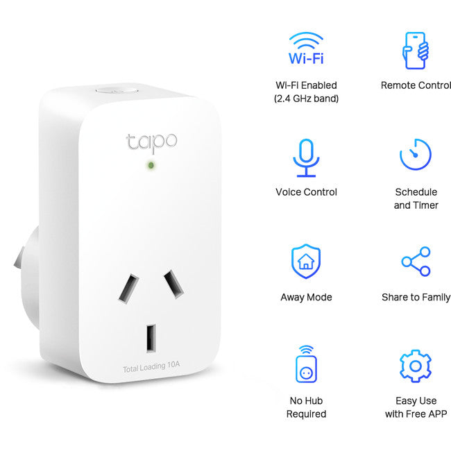 P100 TAPO MINI SMART WIFI SOCKET TP-LINK TAPO P100