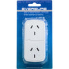 PB20V DOUBLE ADAPTOR FLAT VERTICAL DA-2 V WE