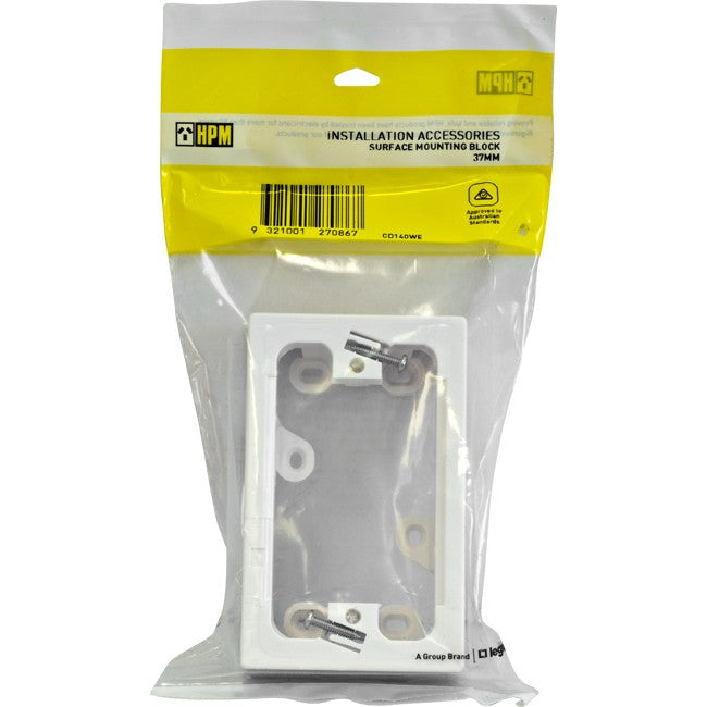 CD140WE 34MM SURFACE MOUNTING BLOCK STANDARD HPM HPM CD140WE