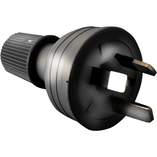 CD100LBL 3 PIN PVC PLUG TOP BLACK HPM CD100LBL