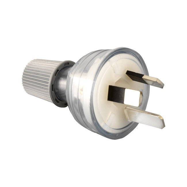 CD100LCL 3 PIN PVC PLUG TOP CLEAR HPM CD100LCL