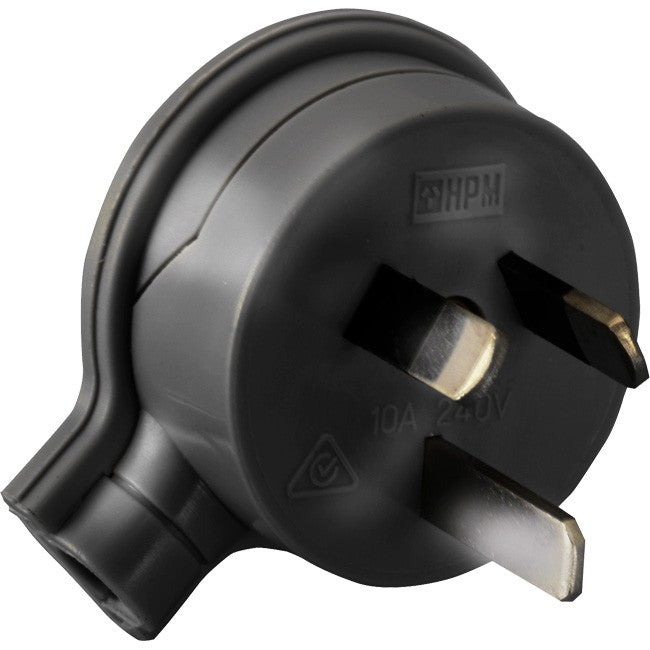 106/1BL 3 PIN FLAT PLUG TOP BLACK HPM 106/1BL SIDE ENTRY HPM 106/1BL