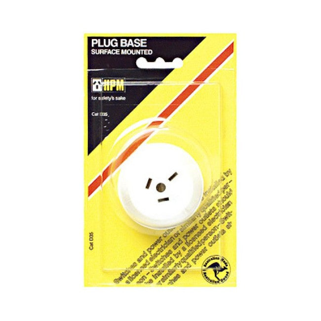 CD35WE 3 PIN SURFACE MOUNT POWER POINT / SOCKET HPM HPM CD35WE