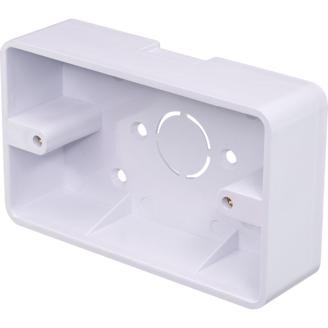 BP34 BACK BOX FOR WALL PLATE 34MM DEPTH 120MM X 74MM X 34MM PRO2 OL-US-0005