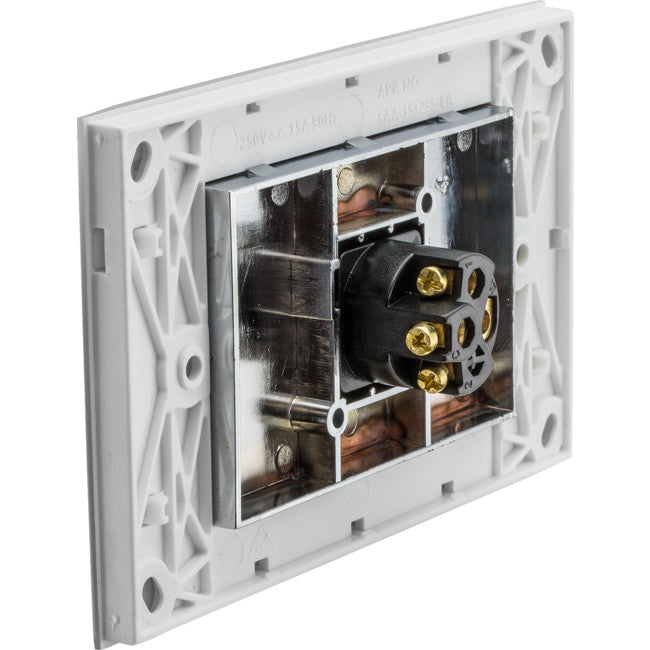 ASW1 ACRYLIC 1 GANG SWITCH PLATE 1 GANG POWER SWITCH 2 WAY DOSS LY77GSW1