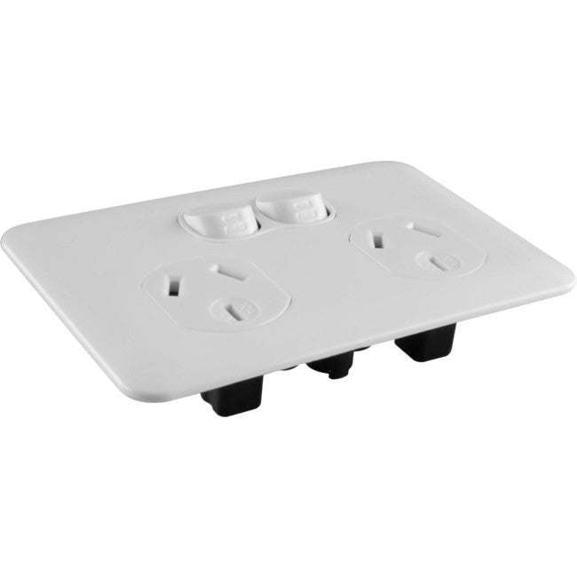 P2W SUPER SLIM DOUBLE POWERPOINT 10A WAFER SERIES TRANSCO P2W