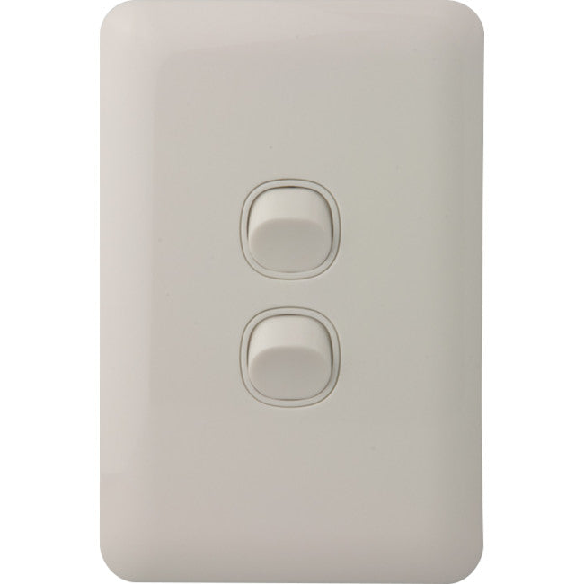 S2W SUPER SLIM DOUBLE LIGHT SWITCH WAFER SERIES TRANSCO S2W
