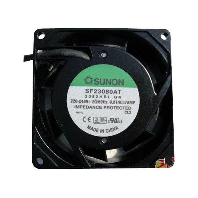 AC8025240 - 240V AC 80MM FAN SUNON - SLIMLINE BALL BEARING MOTOR - SUNON