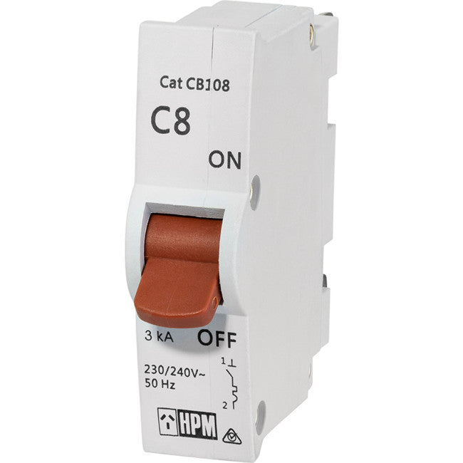 CDCB108 8A CIRCUIT BREAKER  HPM HPM CDCB108