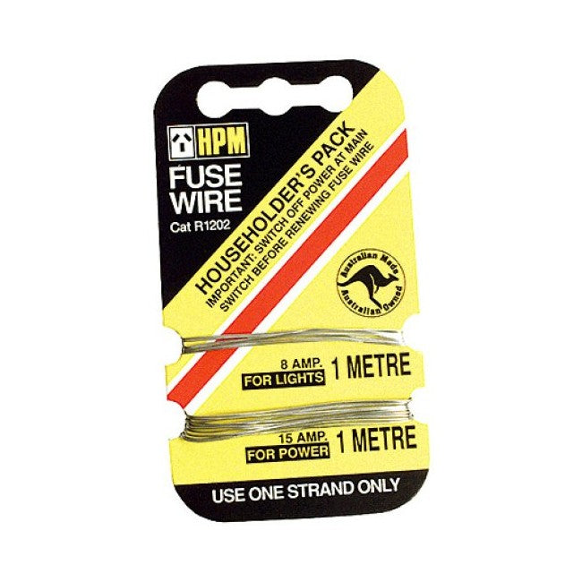 R1202 FUSE WIRE CARD 1MT 8A & 16A HPM R1202