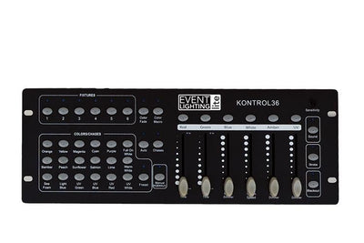 Event Lighting KONTROL36 - 6 x RGBWAU fixture DMX controller