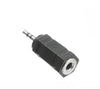 2.5mm Stereo Male Jack to 3.5mm Stereo Female Socket Adapter