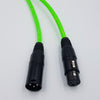 Green XLR Cable Male Female Jack 3-Pin Balanced Microphone Mic Lead