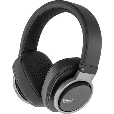 HP17 STEREO WIRED HEADPHONE BLACK COLOUR WITH MIC WINTAL WHP300