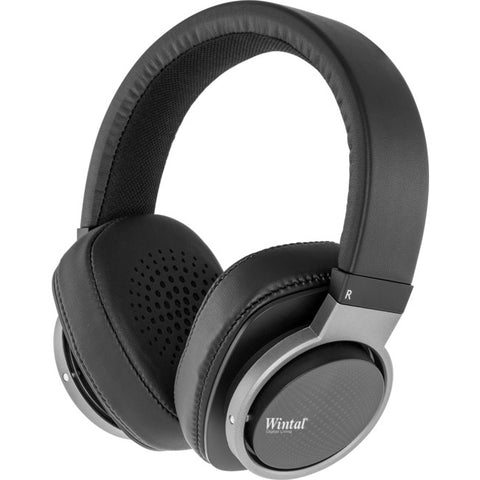 HP17 STEREO WIRED HEADPHONE BLACK COLOUR WITH MIC WINTAL WHP300