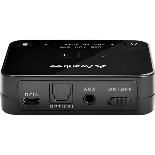 TC418PBLK BLUETOOTH AUDIO TRANSMITTER AUDIKAST PLUS APTX OPTICAL VOL AVANTREE