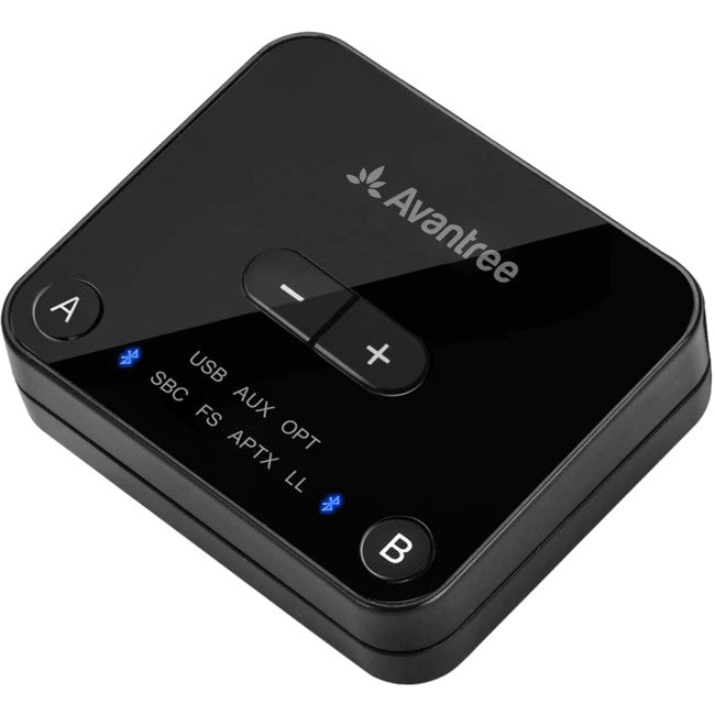 TC418PBLK BLUETOOTH AUDIO TRANSMITTER AUDIKAST PLUS APTX OPTICAL VOL AVANTREE