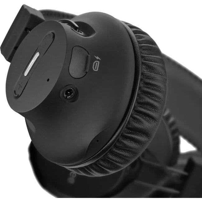 HT41899 DUAL WIRELESS HEADPHONESFOR TV W/ TRANSMITTER STAND AVANTREE BTHT-41899-BLK