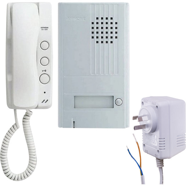DA1ASK EXTERNAL AUDIO INTERCOM KIT WITH 16VAC1500 POWER SUPPLY AIPHONE DA1ASK