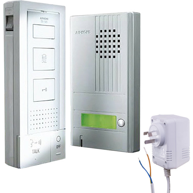 DBS1AK AUDIO HANDSFREE INTERCOM KIT INCLUDES 16VAC1500/5 P/SUPPLY AIPHONE 21810312