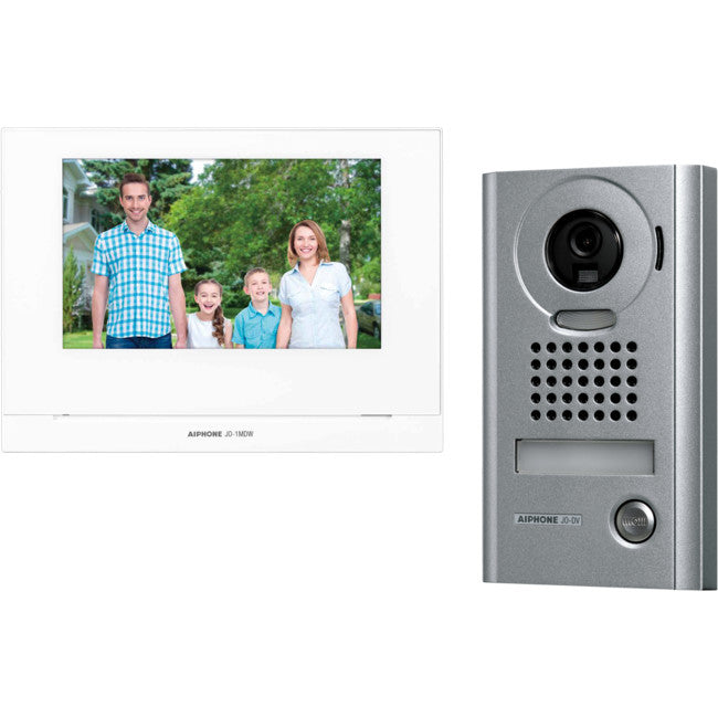 JOS1VW 7" WIRELESS VIDEO INTERCOM KIT WITH JO1MDW, JODV & P/S AIPHONE JOS1VW