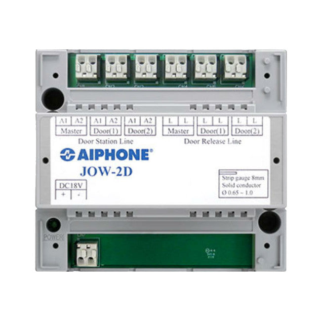 JOW2D TWO VIDEO DOOR STATION ADAPTOR SUITS JO1MD / JO1MDW AIPHONE JOW-2D