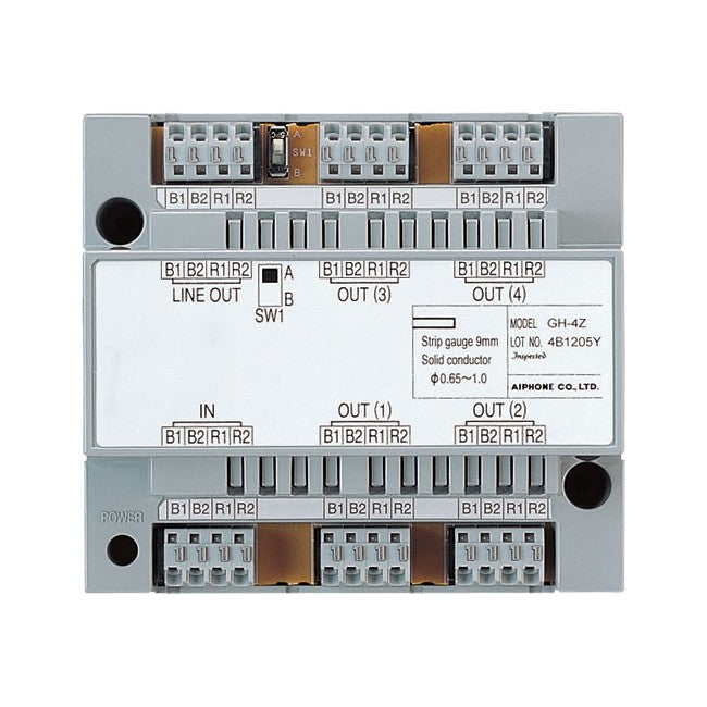 GH4Z VIDEO DISTRIBUTOR FOR GH INTERCOM SYSTEM AIPHONE AIPHONE GH-4Z