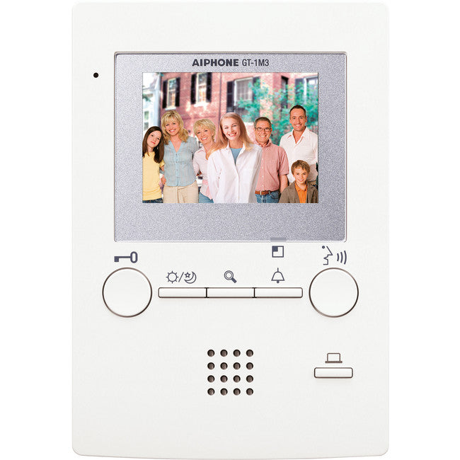 GT1M3 3.5" COLOUR LCD VIDEO STATION 4 WIRE HANDSFREE AIPHONE GT1M3