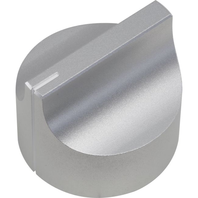 PD3227SA SILVER KNOB WITH SET SCREW 31.8MM DIAMETER ALUMINIUM SC265-PD3227SA-6DW7H