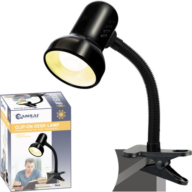 GXH6319BK DESK LAMP-CLAMP TYPE BLACK SANSAI SANSAI GXH6319