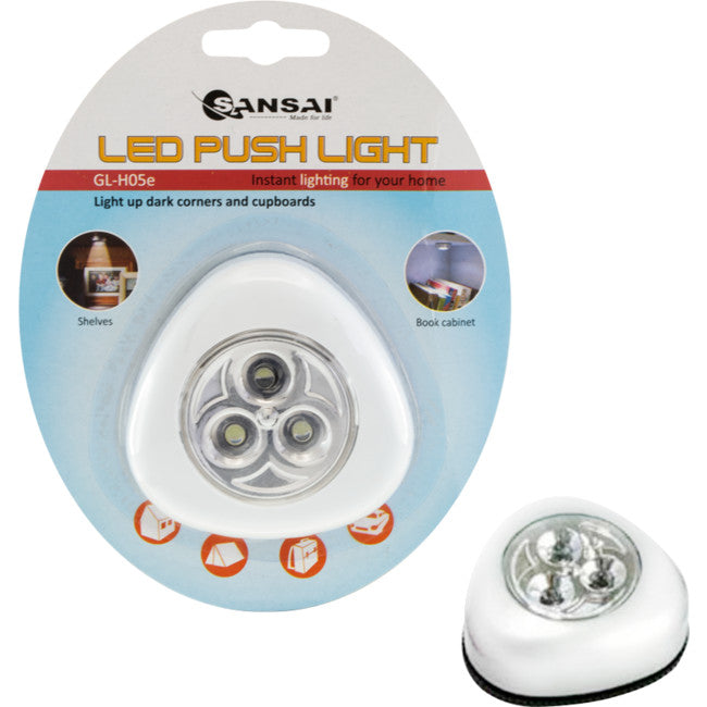 GLH05EWH LED PUSH LIGHT WHITE SANSAI SANSAI GLH05E