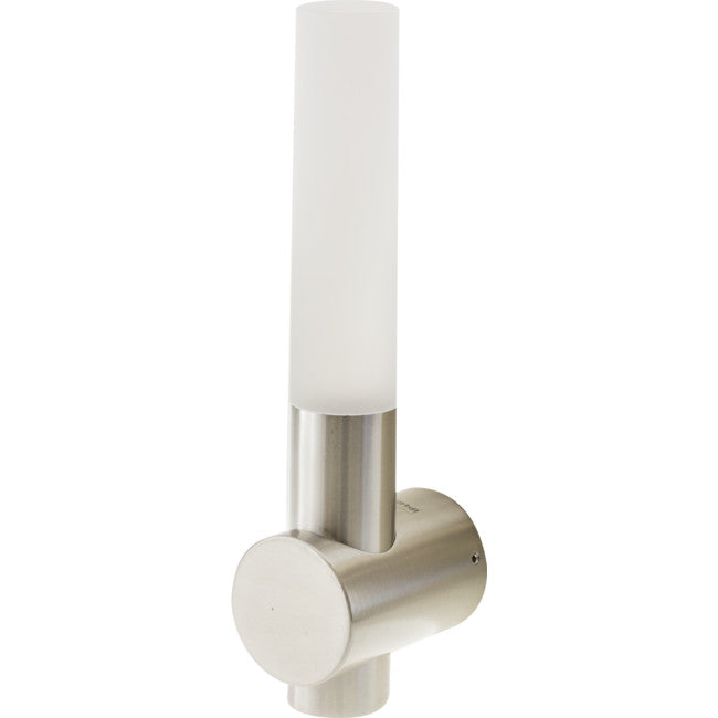 EXLS8011 1W WHITE LED STAINLESS STEEL OUTDOOR WALL LIGHT - IP44 CROMPTON 25589