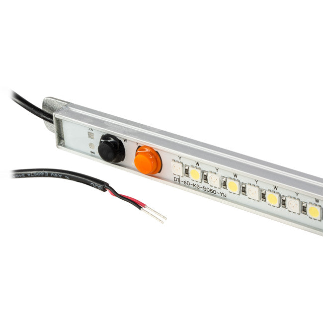 LEDAWS500 LED AMBER-WHITE STRIP LIGHT RIGID WATER PROOF 535Lx16Wx13H LEDSTR500SWITCH