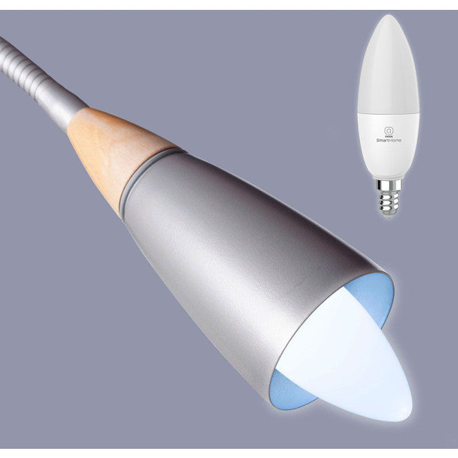 SHE14W LASER 5W E14 SMART GLOBE WHITE ALEXA GOOGLE HOME 460LM LASER LSH-E14WW5W