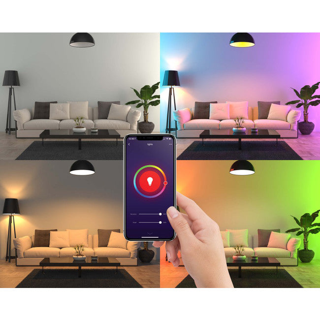 SHE14RGB LASER 5W E14 SMART GLOBE RGB ALEXA GOOGLE HOME 460LM LASER LSH-E14RGB5W