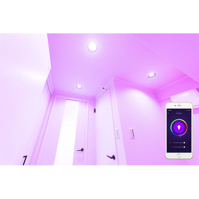 SHGU5.3RGB 5W GU5.3 SMART DOWNLIGHT RGB ALEXA GOOGLE HOME 430LM LASER SMT-RGBDL53-L