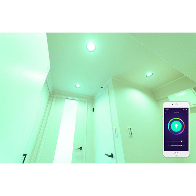 SHGU10RGB 5W GU10 SMART DOWNLIGHT RGB ALEXA GOOGLE HOME 430LM LASER SMT-RGBDL10-L