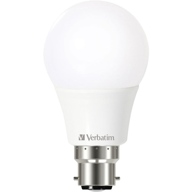 66336 DIMMABLE B22 LED GLOBE 806LM 8.5W 2700K WARM WHITE VERBATIM 66336