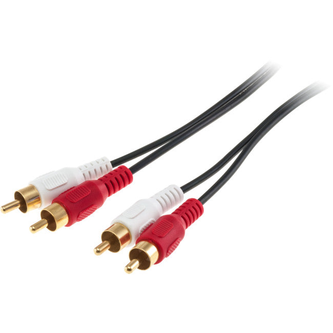LA3017 2M 2X RCA PLUG STEREO LEAD 2X RCA PLUG TO 2X RCA PLUG PRO2