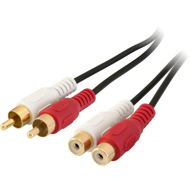 LA3063 1M STEREO RCA EXTENSION LEAD 2X RCA PLUG TO 2X RCA SOCKET PRO2