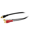 LA3082 RCA TO 2X RCA SOCKET LEAD 0.5M RCA PLUG TO 2 RCA SOCKETS 50CM PRO2