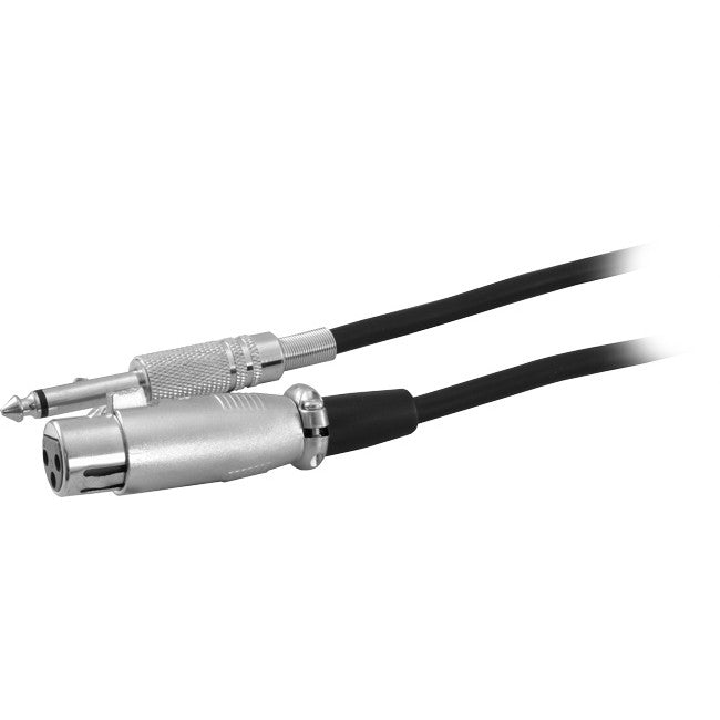 LA8012 XLR SOCKET TO 6.3MM PLUG - 5M MONO ADAPTOR LEAD PRO2 PRO2