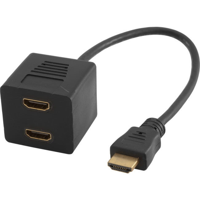 HLV1140 HDMI PLUG TO 2X SOCKETS - 0.3M LEAD PRO2 SPLITTER PRO2