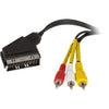 GPCS/3R SCART TO COMPOSITE LEAD - 1.5M FOXTEL APP: F10273 JONSA RCA JONSA GPCS/3R