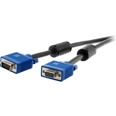 LC1260 10M M/F VGA LEAD WITH FILTER HD15 PLUG TO SOCKET EXTENSION PRO2