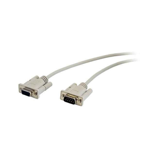 LC5090 - 5M DB9 PLUG TO SOCKET LEAD - RS232 EXTENSION LEAD - PRO2