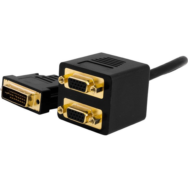 LC6096 DVI-I PLUG TO 2X VGA - 30CM SOCKET LEAD PRO2