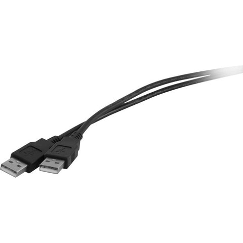 LC7189 2M USB-A PLUG TO USB-A PLUG LEAD USB2.0 - BLACK PRO2