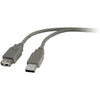 LC7190 2M USB-A PLUG TO USB-A SOCKET EXTENSION LEAD USB2.0 - GREY PRO2
