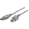 LC7210 3M USB-A PLUG TO USB-B PLUG LEAD USB2.0 - GREY PRO2